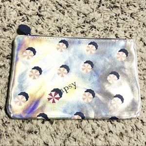 Ipsy Holographic Peppermint Makeup Bag